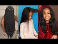HER HAIR HAS GROWN SO MUCH! | WASH, SILK PRESS &amp; FLEXI RODS