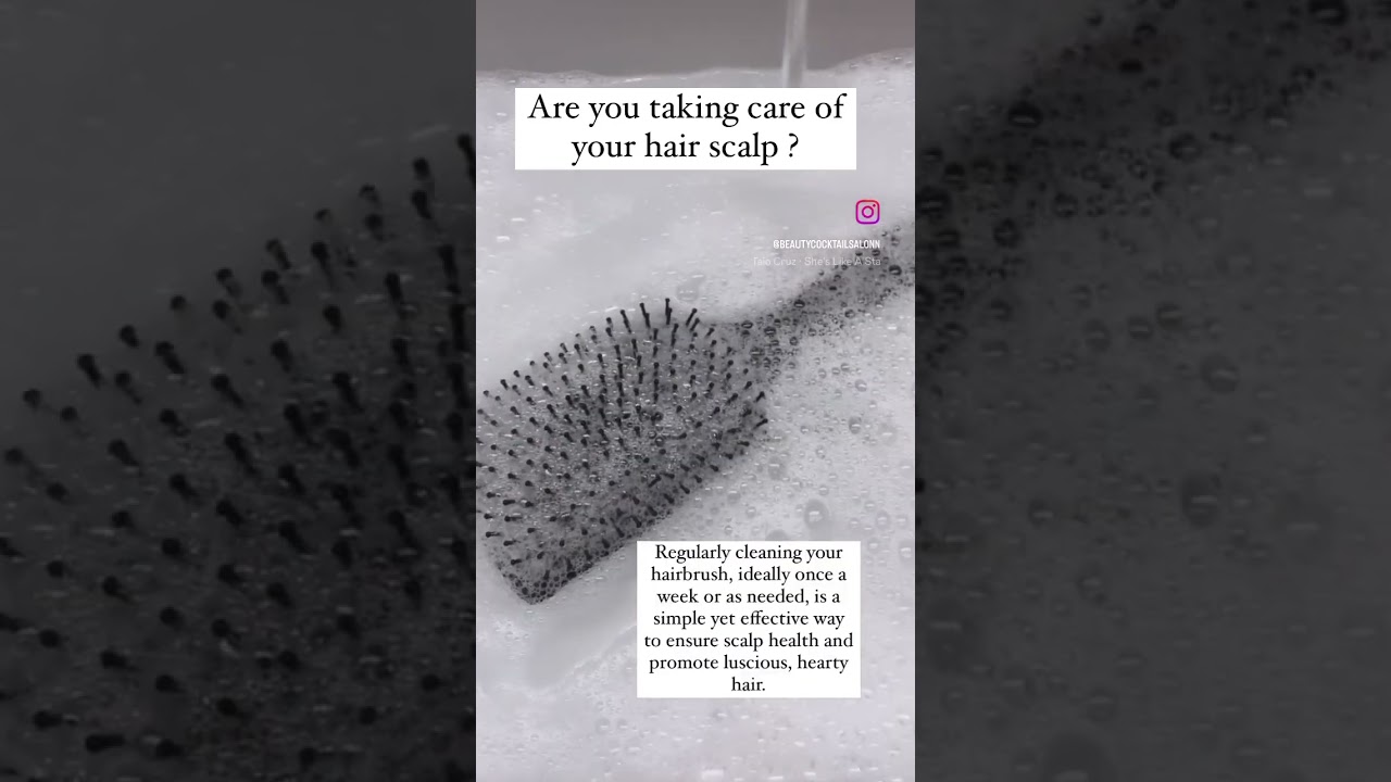 Are you washing your brush and comb 🪮? 