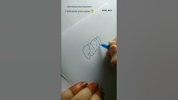 How to write FARHEEN in bubble letters #shorts #tutorial #fyp