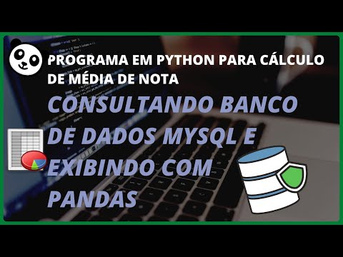 CONSULTANDO BANCO DE DADOS MYSQL E EXIBINDO COM PANDAS