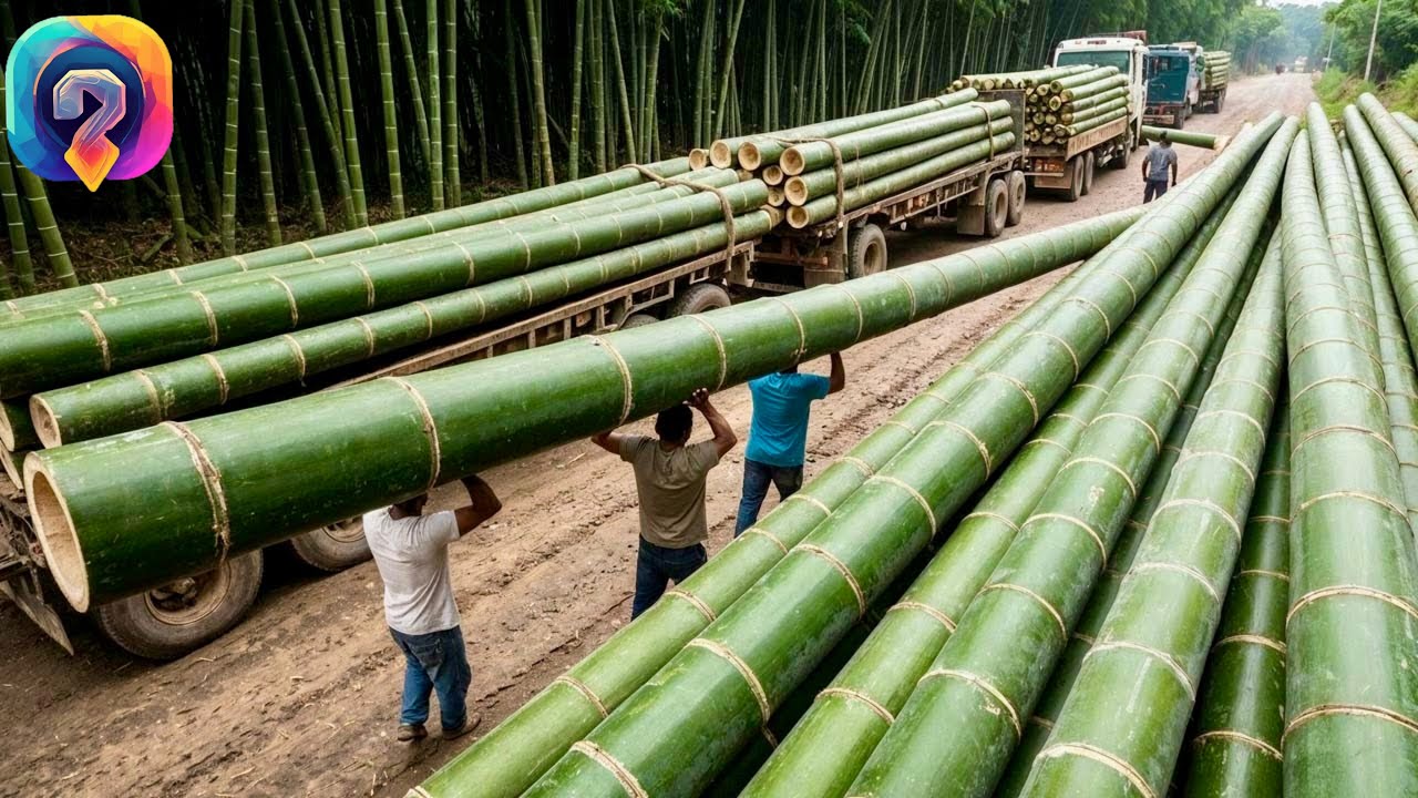 Как ВЫРУБАЮТ 11 000 бамбуков в минуту!  За кулисами индустрии стоимостью 67 миллиардов долларов!