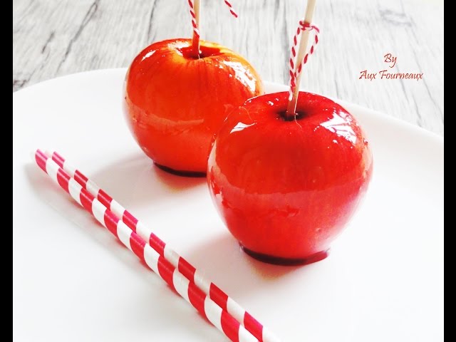 Recette facile des pommes d'amour comme à la fête