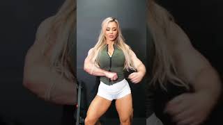 Bicep Posing Front Double Biceps