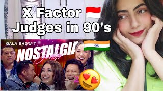 Nostalgia Judges Foto Jadul Ariel Bikin Ngakak  X Factor Indonesia 2021 Reaction