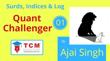 CAT Important Questions | Quant Challenger 01| Quantitative Aptitude | Surds | Indices | Log