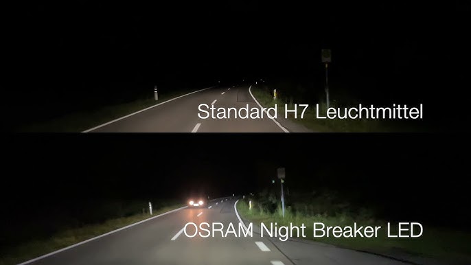 OSRAM NIGHT BREAKER 200 H7 TEST DRIVE 