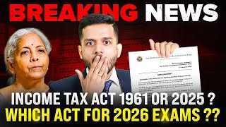 Confusion Over Income Tax Act 2025 Applicability Explained Students Must Watch