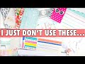 Planner Confessions | My Happy Planner LEAST USED Planner Supplies + Why I Still Love Them