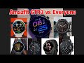 Amazfit GTR3 vs Huawei GT2 Honor Magic 2 Xaomi Mi Watch TicWatch Pro 3 T-Rex Pro Venu 2 & Suunto 7