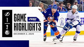 Lightning vs. Islanders | Lightning Radio Highlights | December 2, 2025