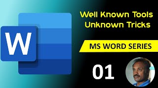 தமிழ் - Word - Well Known  Tools  -  Unknown Tricks  - MS Word Series (01 of 10) - Part _1 (Lines) screenshot 4