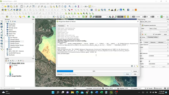Converting Raster to Vector in QGIS