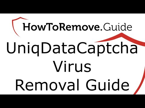 UniqDataCaptcha Virus Removal