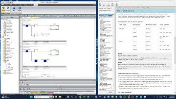Instruksi Timer pada PLC Huceen Menggunakan STEP-7-MicroWIN-SMART-V2.8.2.1