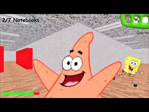 Spongebob And His Friends Are Here Baldi S Basics Mod - baldi teams up with the grinch and ruins christmas the weird side of roblox the grinch obby