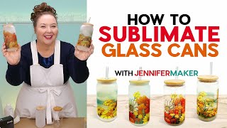 How To Sublimate Beer Can Glasses | Clear or Frosted?