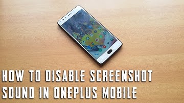 How to activate screenshot sound in oneplus mobile phone