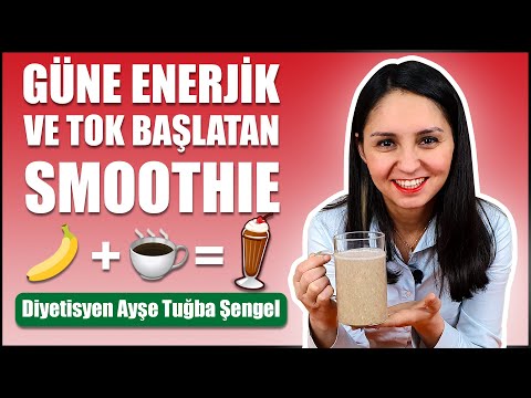 Muzlu Kahveli Smoothie Tarifi 🌞Güne Enerjik ve Tok Başlayın 🌞Diyetisyen Ayşe Tuğba Şengel