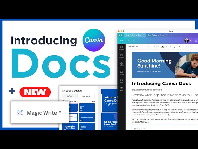 Beginner's Guide to Canva Docs: Get Started! class=
