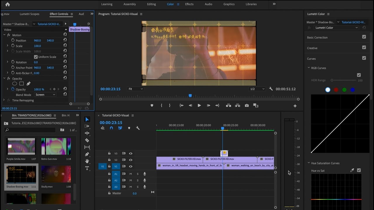Sicko Visuals by Vamify | Tutorial Ready to Go Filter