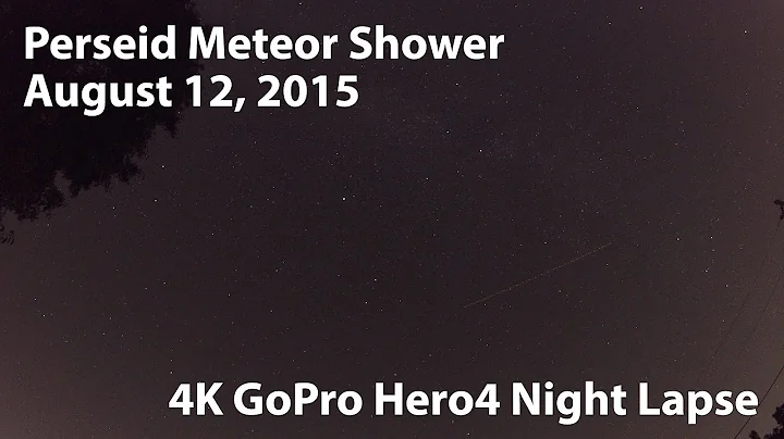 Perseid Meteor Shower August 12, 2015