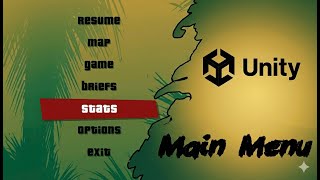 Complete Main Menu Design and Setup in Unity | Game Development Tutorial For Beginner #gta6 #game