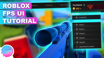 Roblox FPS Game UI tutorial in Photoshop Part 1 | GFX COMET