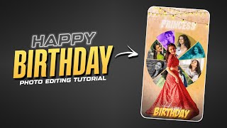 Happy Birthday Photo Edit using Template in Mobile (under just 1 Minute) screenshot 5
