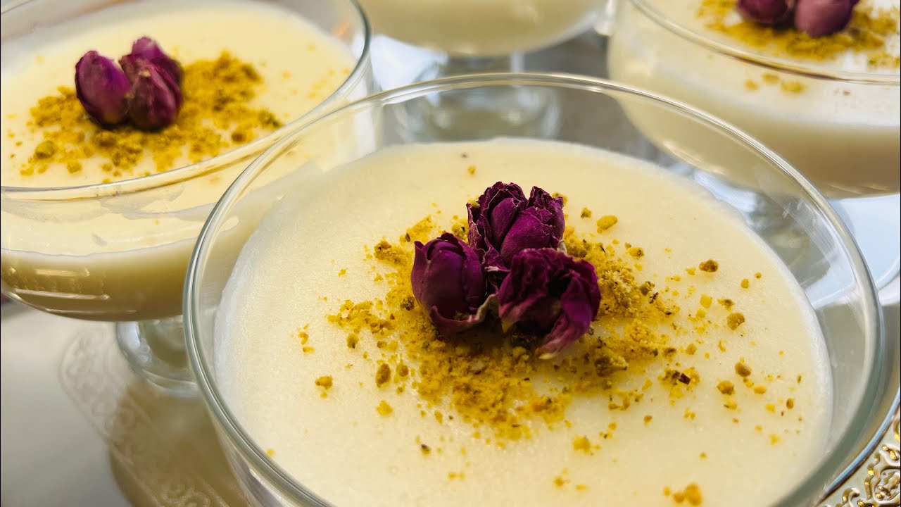 FIRNI WITH RICE FLOUR / EASY DESSERT RECIPE