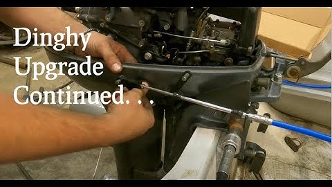 Budget Center Console Install For Dinghy- Part 2 Throttle