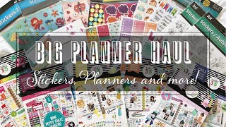 BIG PLANNER HAUL | Stickers, Planners and more!