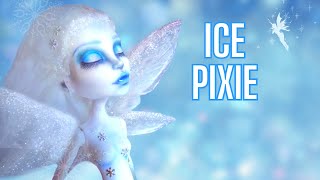 Ice Pixie Repaint | Monster High OOAK custom art doll | Spectra Vondergeist