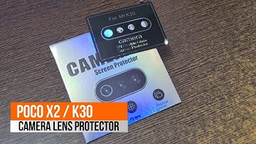 Poco X2 Back Camera Lens Protector Flexible Glass Guard Protection