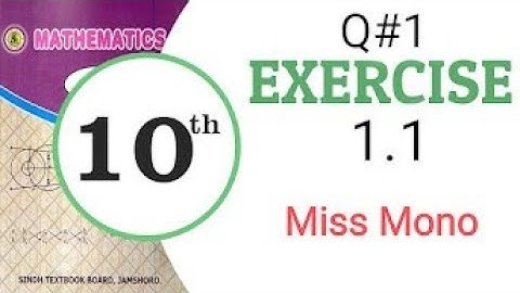 Exercise 1.1 - Class 10 Math - Q.1 ( a , b , c , d ) l Miss Mono