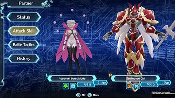 Digimon World: Next Order Rosemon Burst Mode, Gallantmon CM