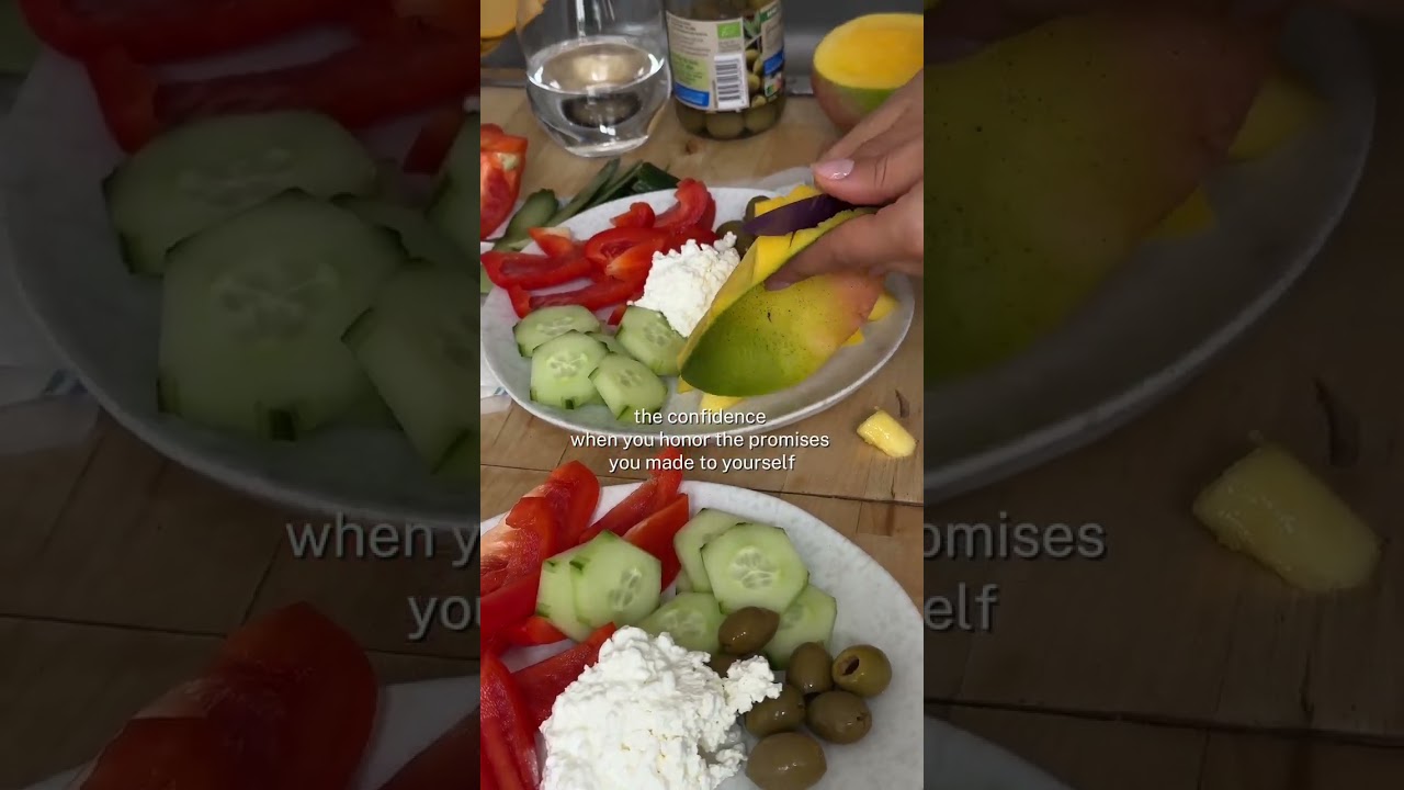 the confidence when you honor the promises you made to yourself