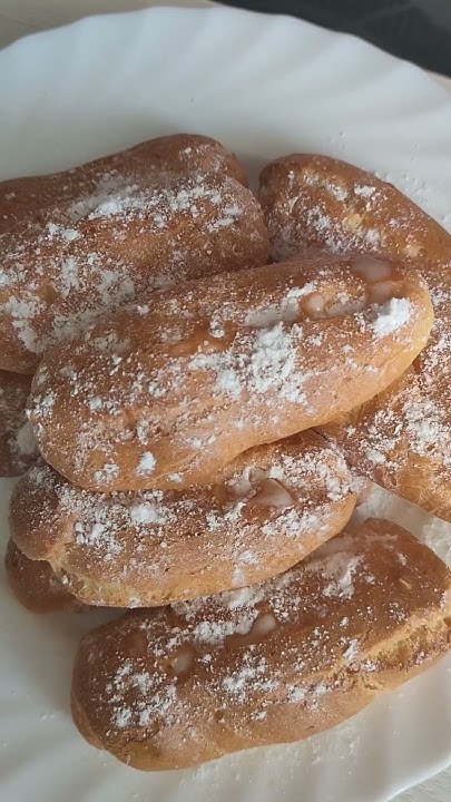 Эклерчики с заварным кремом.#эклеры #пироженое #торт #кондитерка # ...