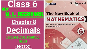 New ml aggarwal class 6 maths chapter 8 (Decimals) Higher Order Thinking Skills (HOTS)