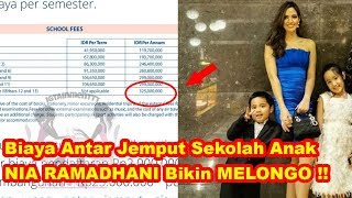 WOW!! Biaya Antar Jemput Sekolah Anak NIA RAMADHANI Bikin MELONGO !!