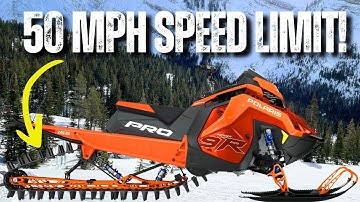 Polaris RMK 325 Series 9 Mountain Track \\ 50MPH Speed Limit