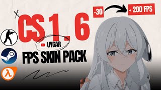Cs 1.6 - Saydam Ski̇n Pack 200 Fps
