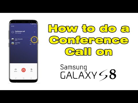 How do i make a conference call on my Samsung galaxy s8 hqdefault