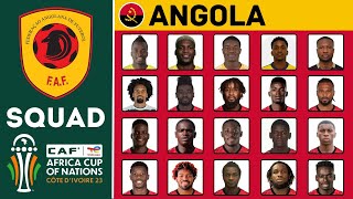 ANGOLA Official Squad AFCON 2023 | African Cup Of Nations 2023 | FootWorld