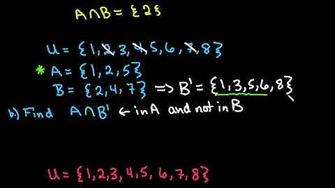 Intersection of Sets
