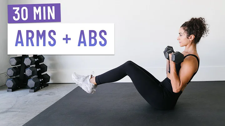 30 Minute Toned Arms + Abs Workout | Upper Body + ...