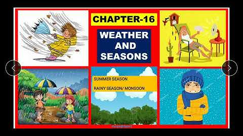 Weather & Seasons Part 3 | Class 3 | EVS | by Durga