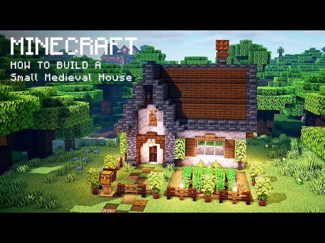 Minecraft  How to Build a Medieval Country House 