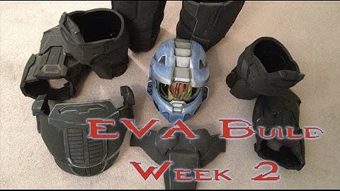 Mark VI Halo Armor EVA Foam Build - Week 2
