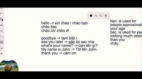 How to Say Hello/Goodbye/Thank You in Vietnamese - Your First Vietnamese Lesson