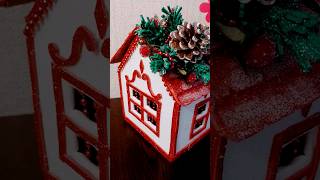 New year&#39;s house 🎅 My craft ✨️🎄🎁🎅❄️ #newyear #house #craft #happynewyear #новыйгод #дом #свомируками